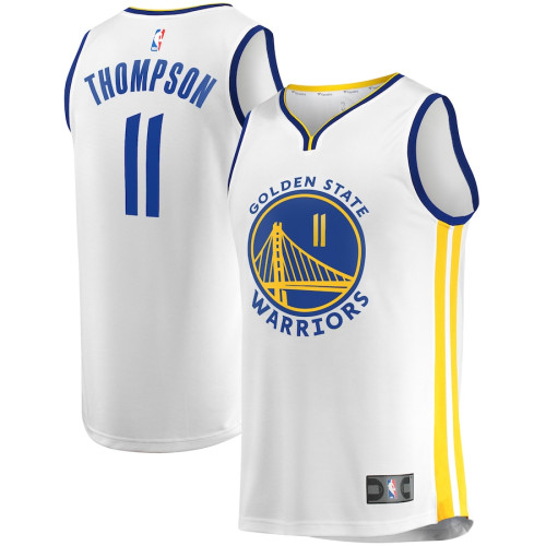 Klay Thompson Golden State Warriors Fanatics Branded 2022/23 Fast Break Replica Player Jersey - Association Edition - White Klay Thompson Golden State Warriors Fanatics Branded 2022/23 Fast Break Replica Player Jersey - Association Edition - White